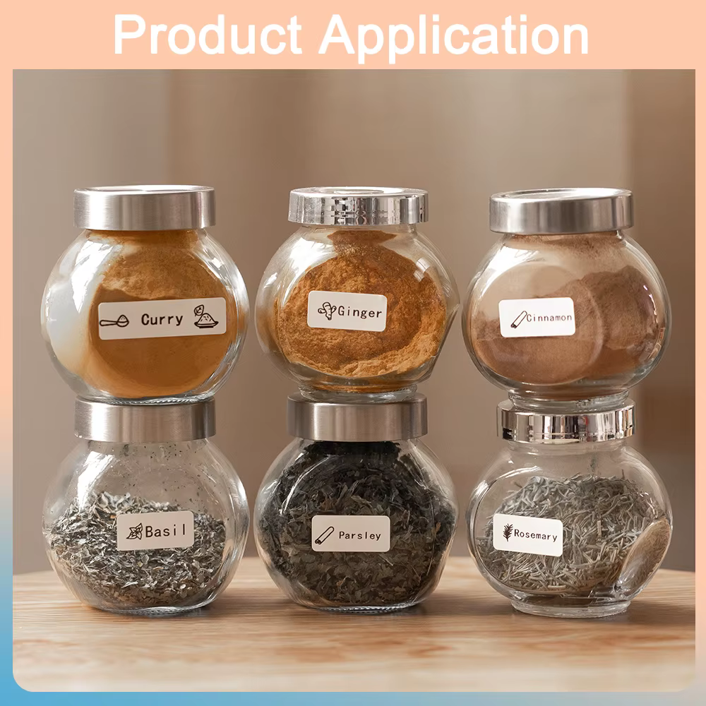 Phomemo D30 – Etiquetas Térmicas Transparentes Autoadhesivas - imagen 3