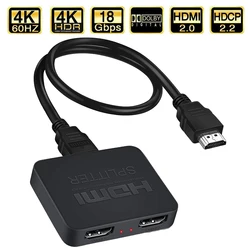 Divisor HDMI 2.0 ProAV 4K UHD HDR HDCP 2.2 para Blu-ray PS4 PS5