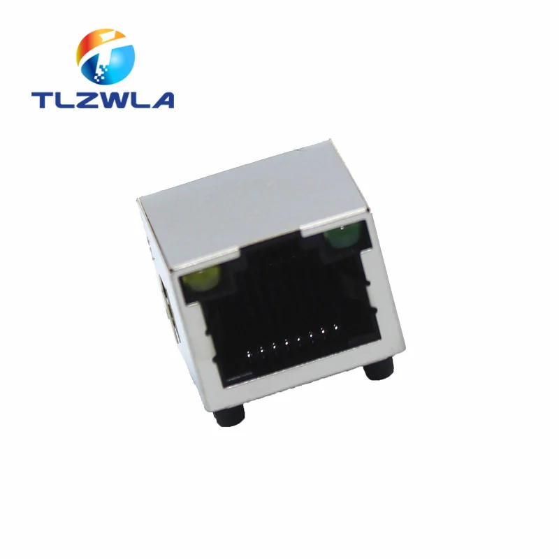 10 Uds RJ45 red Ethernet enchufe hembra con ángulo recto ligero 56 8P8C conector hembra - imagen 2