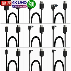 Cable HDMI Mini 4K Alta Velocidad Delgado Compatibilidad TV