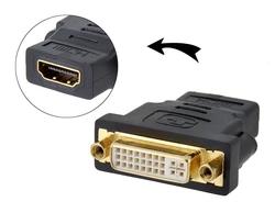 Adaptador VGA a DVI Chapado en Oro para HD/HDTV