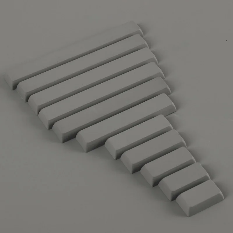 Tapa de tecla de teclado mecánico de perfil XDA, gris claro, gris oscuro, 7x6,5x6,25x6x5,5x4,5x3x2,75x2,25x2x1,75x barra espaciadora, 1 ud. - imagen 4
