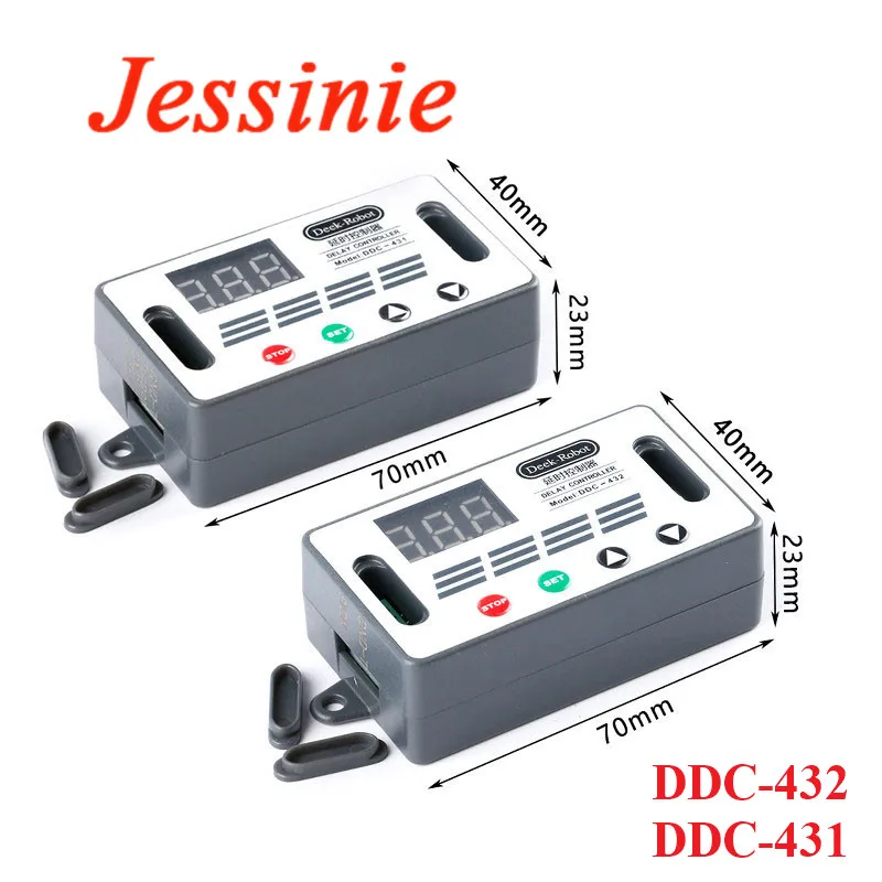 DDC-431 DDC-432 Módulo de relé de tiempo de pantalla Digital DC 5V-30V relé de retardo de tiempo interruptor de Control de temporizador módulo de placa de Control de voltaje