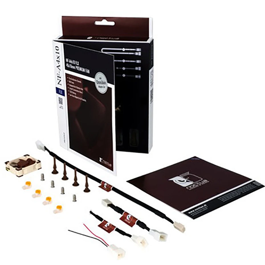 Noctua-ventilador de carcasa NF-A4x10 FLX de 40mm, enfriador pequeño silencioso, 5V, 12V, PWM, Control inteligente de temperatura, radiador de chasis - imagen 5