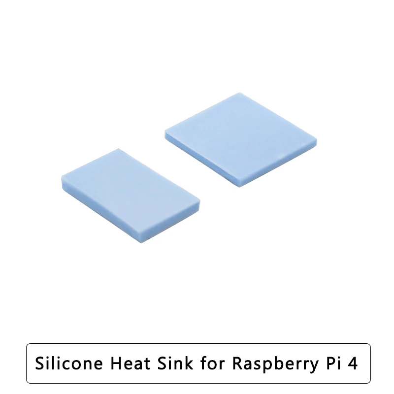 Almohadillas térmicas de silicona para Raspberry Pi 4, disipadores de calor de CPU, refrigeración pasiva, disipación de calor para Raspberry Pi 4 Modelo B