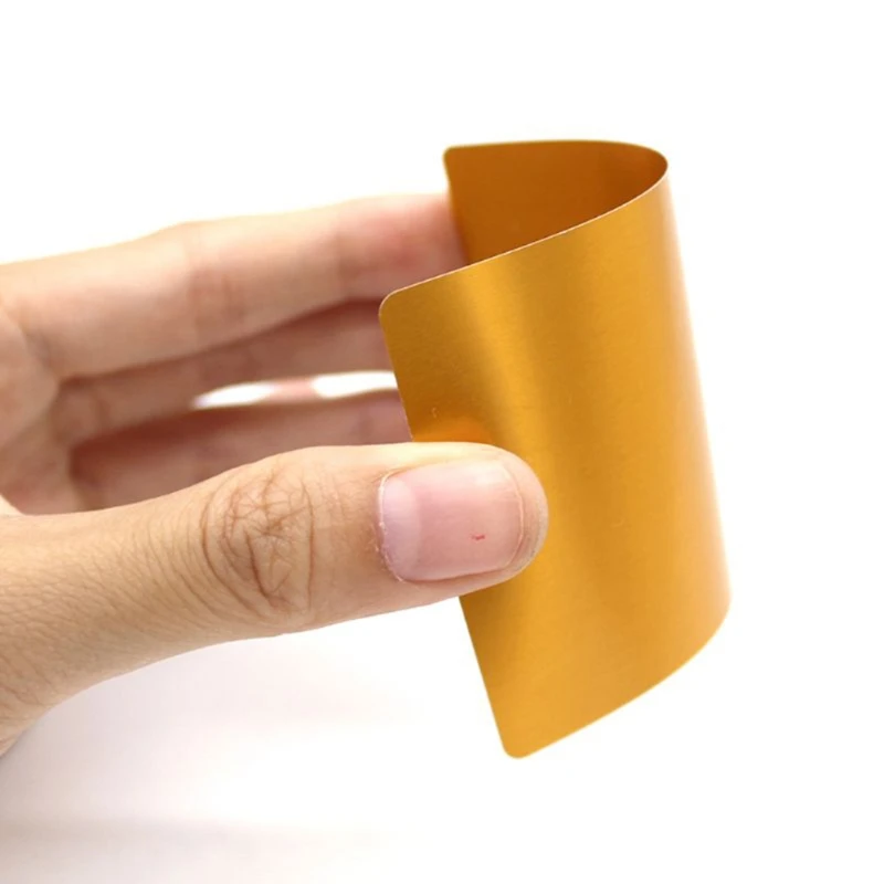 Tarjeta de nombre de Metal en blanco para sublimación, Kit de tarjetas de visita de impresión en blanco de Metal, gruesas, lisas, grabadas con láser, bricolaje, 50 piezas - imagen 5