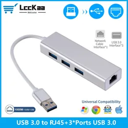 LccKaa Adaptador Ethernet USB 3.0 a RJ45 LAN para Xiaomi Mi Box 3/S