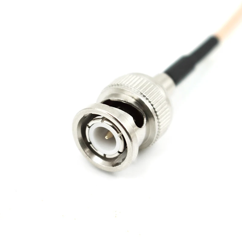 2 uds Cable RG316 conector macho SMA a enchufe macho puente Coaxial RF Cable en espiral 100CM - imagen 3