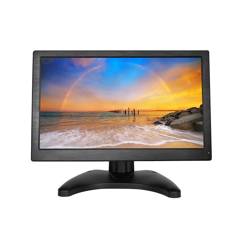 Monitor de escritorio con carcasa de plástico de 13,3 pulgadas, 1600x900, VGA, HDMI, USB y altavoces, nuevo - imagen 2