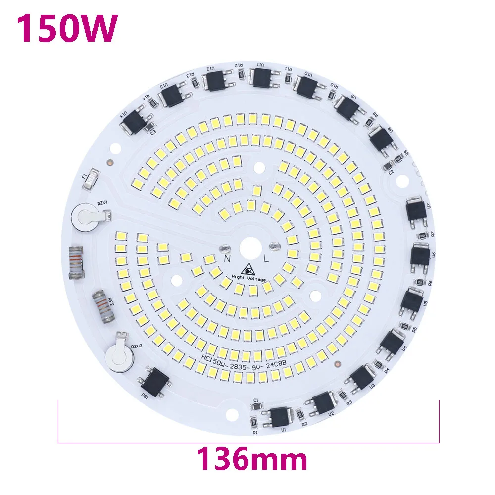Chips LED Cob 220V, potencia completa 200W 50W, sin necesidad de controlador, fuente de luz, placa de fuente de luz, lámparas Led lineales alrededor de Coldwhite - imagen 5