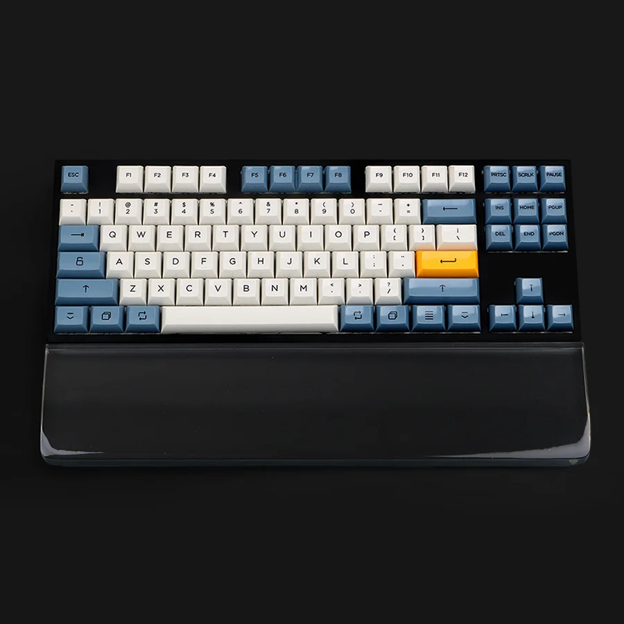 Reposamuñecas de resina para teclado mecánico, soporte de mano para teclados Filco HHKB Ducky 61 87 104, 1 unidad - imagen 4