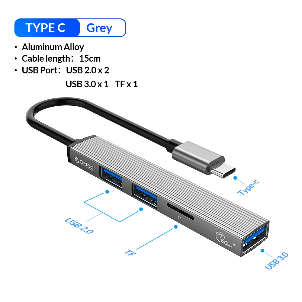 USB2.03.0TF 15CMGray