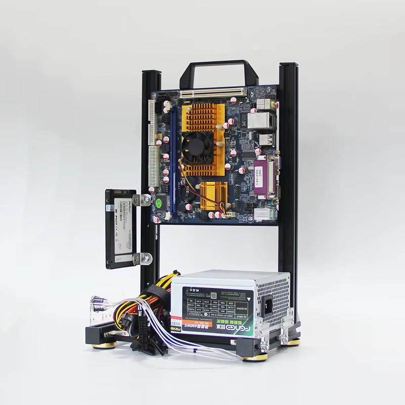 Caja PC Aluminio Open Frame ATX Refrigeración Lateral - imagen 5