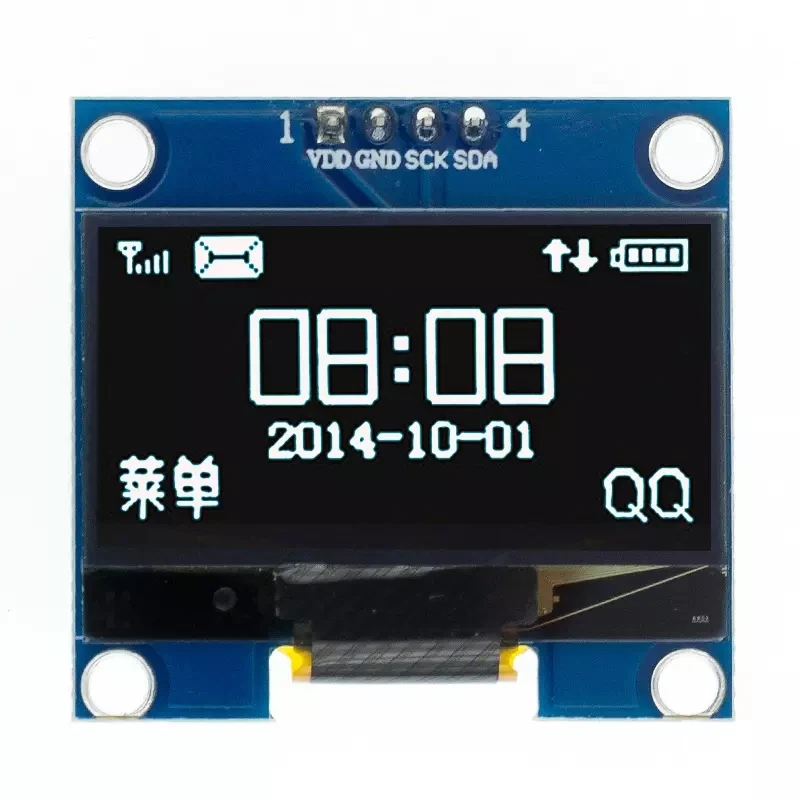 Módulo de pantalla OLED de 1,3 pulgadas, pantalla de 1,3 pulgadas, Color blanco/Azul, 128X64SPI/IIC I2C, módulo de comunicación de 1,3 pulgadas - imagen 4