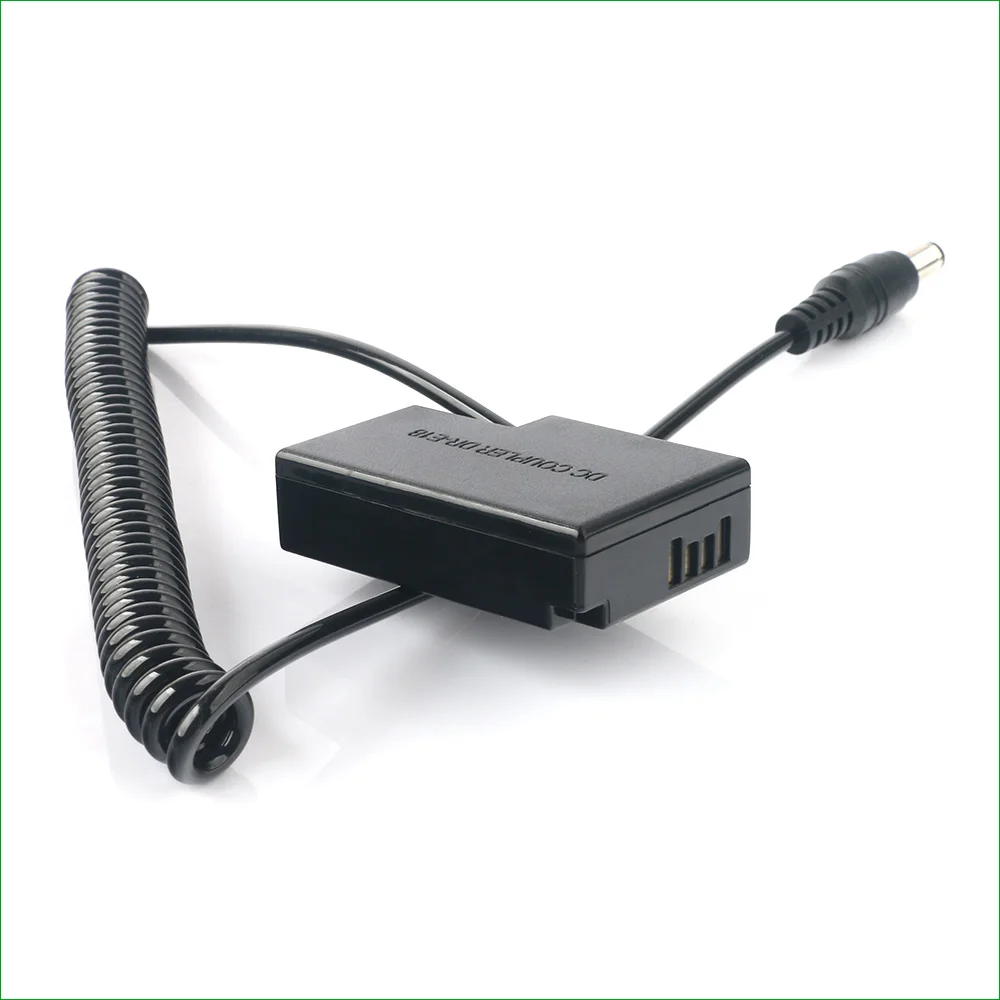 Conector de alimentación de acoplador de CC de 5,5x2,1 a DR-E18, batería ficticia LPE17 para Canon EOS Kiss X8i X9 X9i X10 Rebel SL2 SL3 T6i T6s T7i T8i - imagen 3