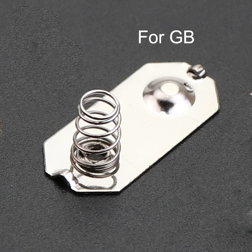 YuXi-terminales de batería de 1 pieza, contactos de resorte, repuesto de resorte de batería para consola Gameboy Advance Color para GBA GBC GBP GB - imagen 4