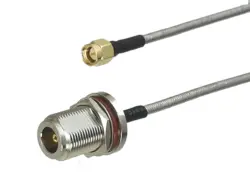 Pigtail RF SMA Macho – Cable Coaxial Semi-Flexible 15 cm RG402
