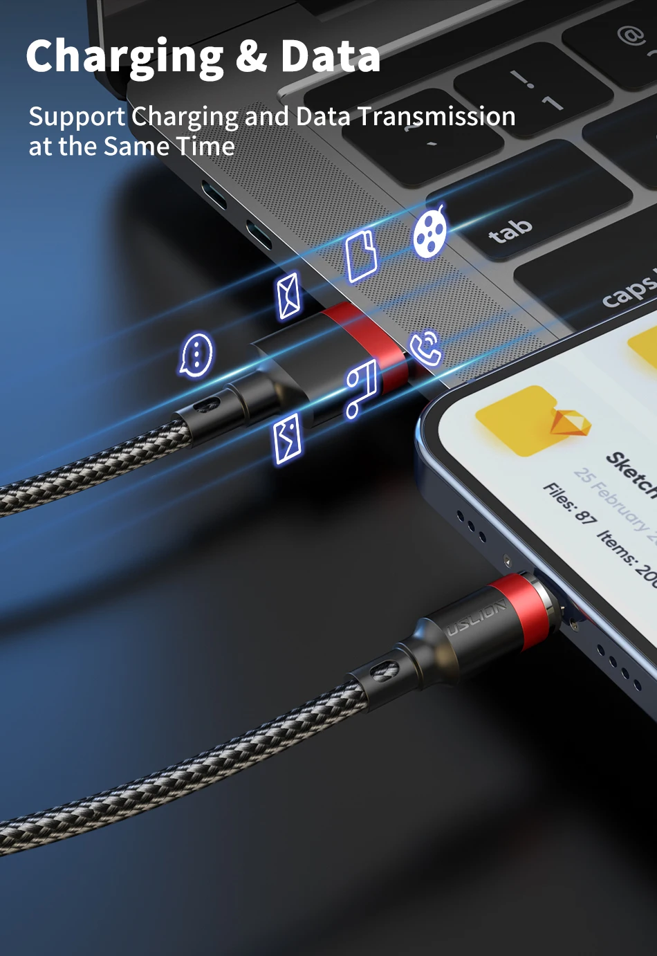 Cable USB Magnético - Uso en diferentes situaciones
