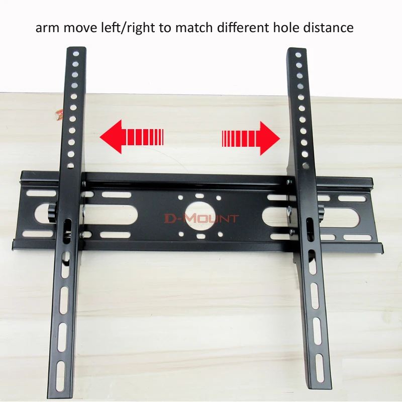 PTB-M44 universal fuerte 50kg acero 400X400 46 "42" 50 "55" 15 inclinación arriba abajo tv lcd soportes montados en la pared montaje para tv lcd led tv - imagen 4