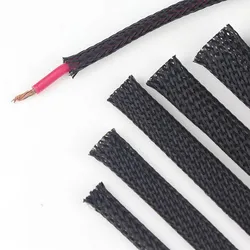 Funda Trenzada para Cable – Aislamiento Negro Alta Densidad