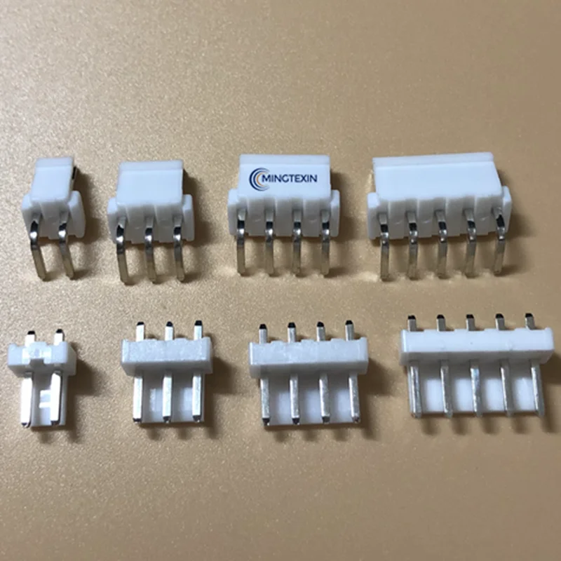 20 unidades VH 3,96mm VH396 2P 3P 4P 5P 6P 7P 8P 9P 10P 11P 12 pines conector de aguja recta/curva VH3.96