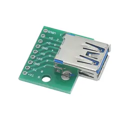 Conector USB-A Hembra 3.0 PCB – Montaje 2,54mm