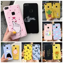 Huawei P10 Lite Funda Corazón Amor Suave Flexible