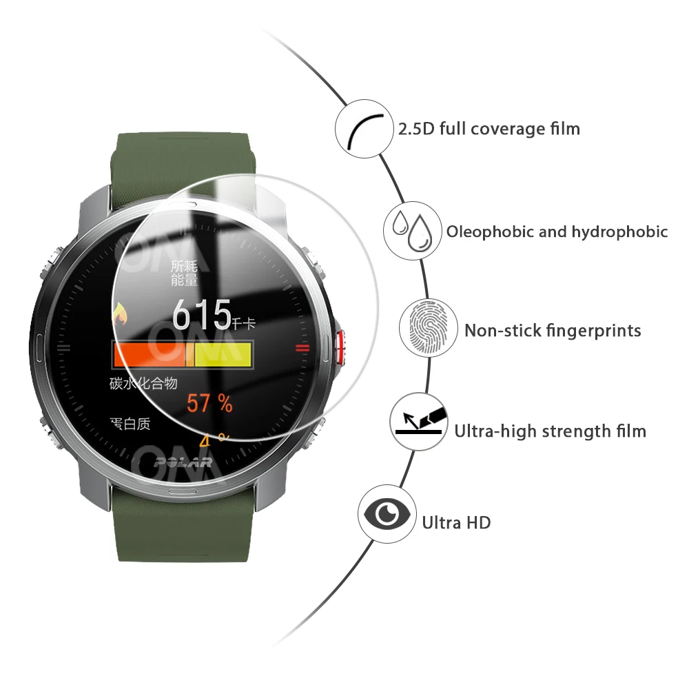 Vidrio templado para Polar Vantage M2 V2 Ignite 2 Protector de pantalla antiarañazos para Polar Vantage V2 accesorios de vidrio Protector - imagen 3