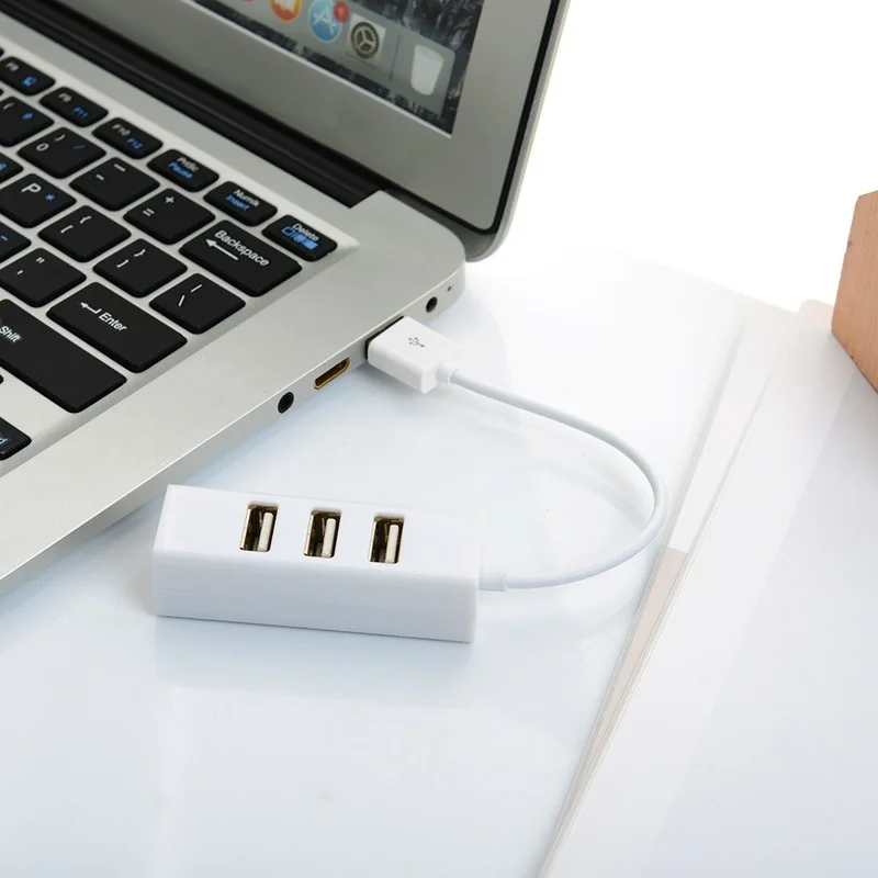 Hub divisor de 4 puertos USB 2,0, adaptador de alta velocidad para Windows Vista XP 2000 98 FE06, para PC, ordenador portátil, Notebook, el más nuevo - imagen 5