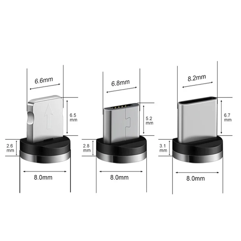 Cable Magnético USB-C o Micro USB – Carga Rápida Móvil 1m