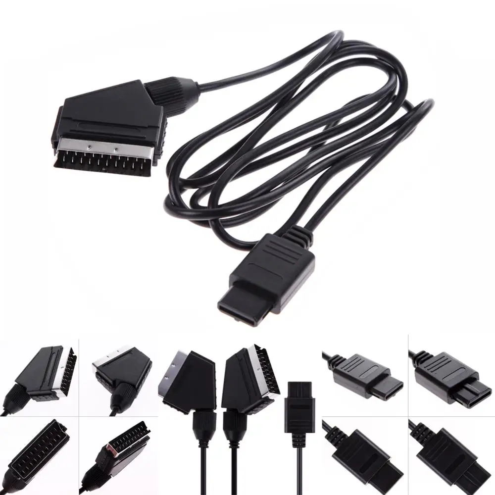Cable 1,8 M A/V Videoconsola Nintendo Gamecube SNES N64 Conector 21 Pines Videojuegos - Vista principal del producto