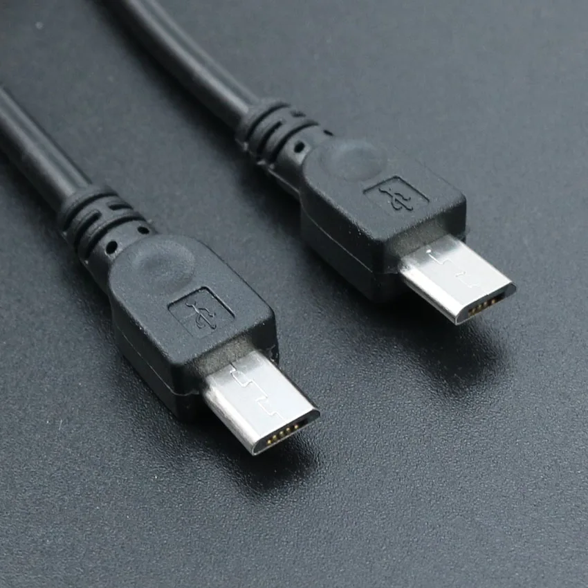 YuXi Micro USB tipo B macho a Micro B macho, convertidor de 5 pines, adaptador OTG, Cable convertidor de datos de plomo de 5 pines micro macho a macho - imagen 2