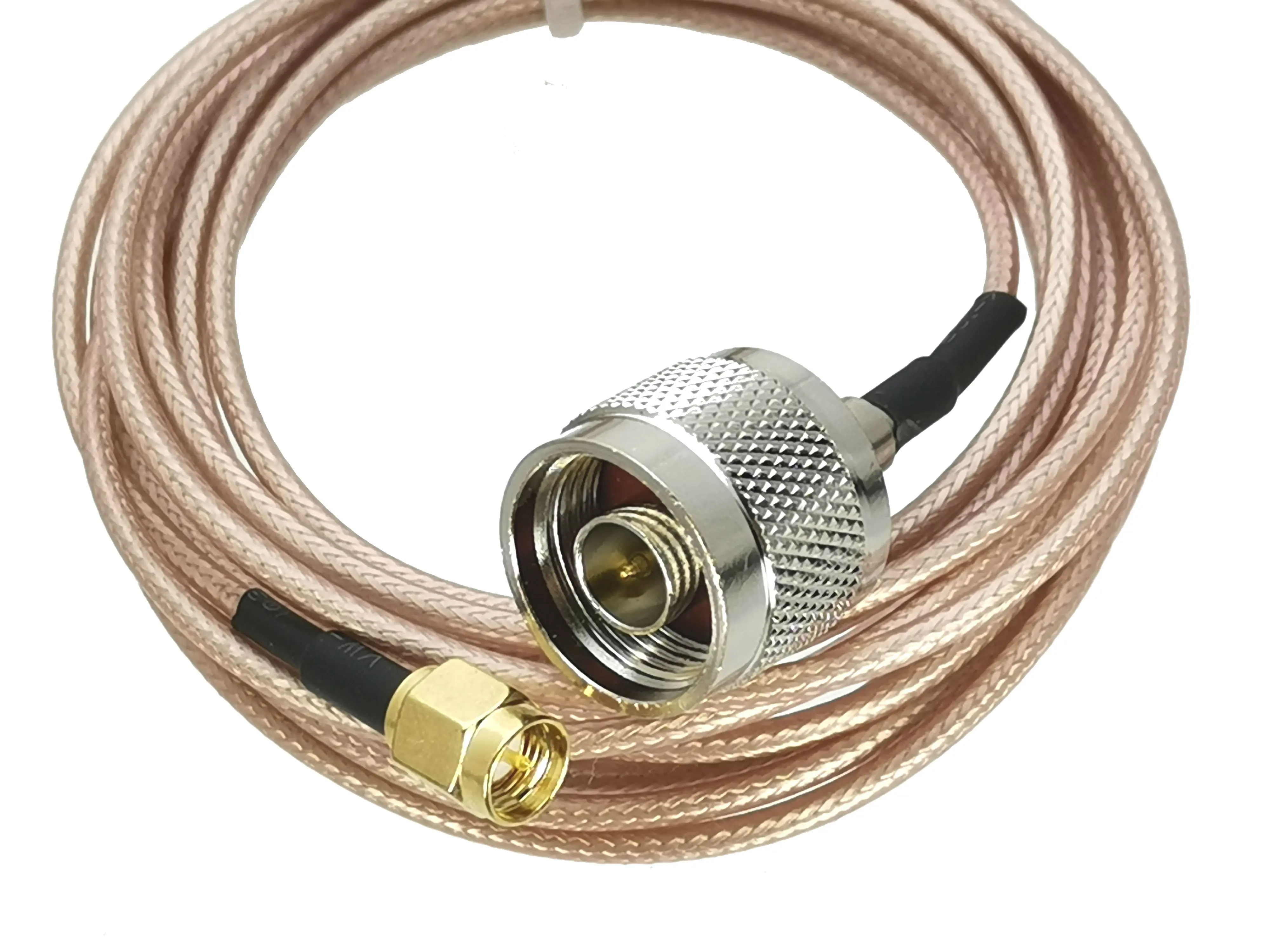 Conector macho RG316 SMA a macho N, 1 piezas, Cable Pigtail de puente Coaxial RF para antena de Radio, 4 pulgadas ~ 10M - imagen 2