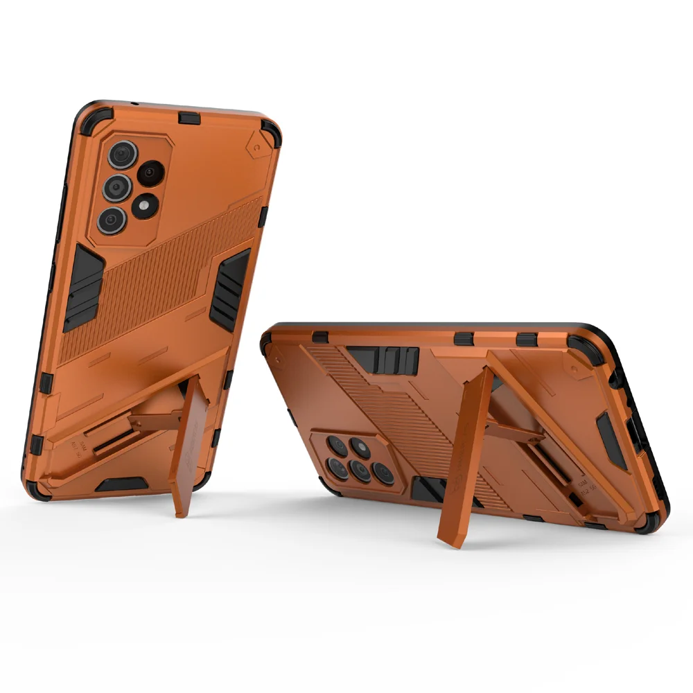 Funda de teléfono A prueba de golpes para Samsung Galaxy A52 A 52 5G, protección de lente de cámara, parte trasera dura, PC, soporte protector - imagen 5