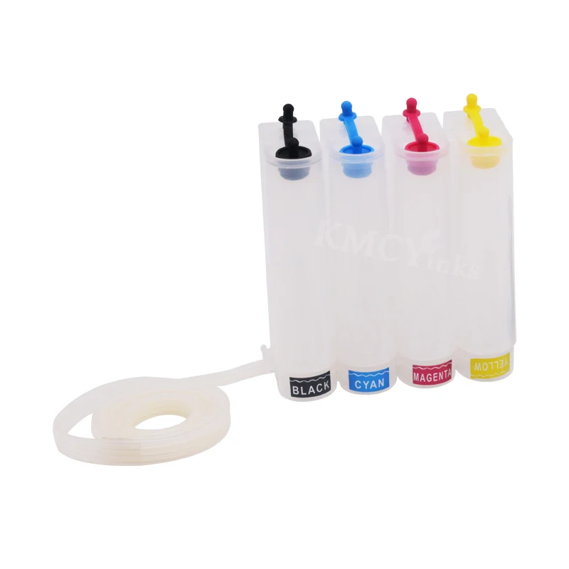 KMCYinks-cartucho de tinta para impresora hp, cartucho de tinta de 4 colores rellenable CISS compatible con accesorios completos, para hp 21, 22, 121, 122, 123, 300, 301, 302, 304, 650, 652 - imagen 2