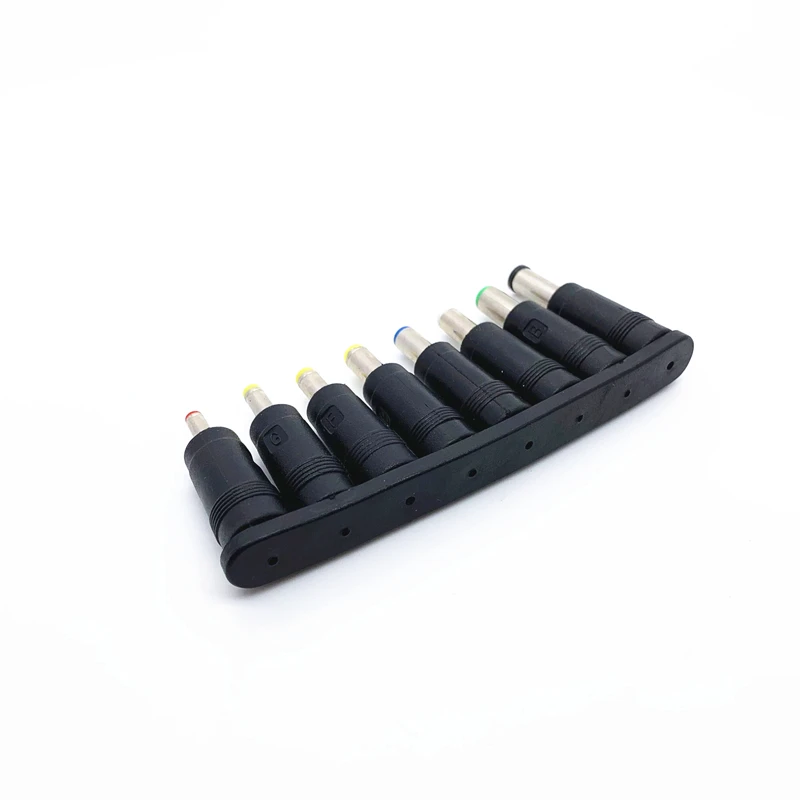 Conector macho Universal para enchufes de CC, adaptador de corriente CA para Cables de ordenador, Notebook y portátil, 5,5x2,1mm, 8 unidades por juego - imagen 2