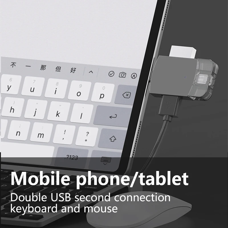 Adaptador USB OTG C54 3,0, unidad Flash portátil, ratón, teclado, auriculares, convertidor Compatible con teléfonos móviles Lightning tipo C - imagen 2