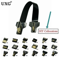 Cable HDMI plano ultrafino para cámaras HDTV – Flexible y resistente
