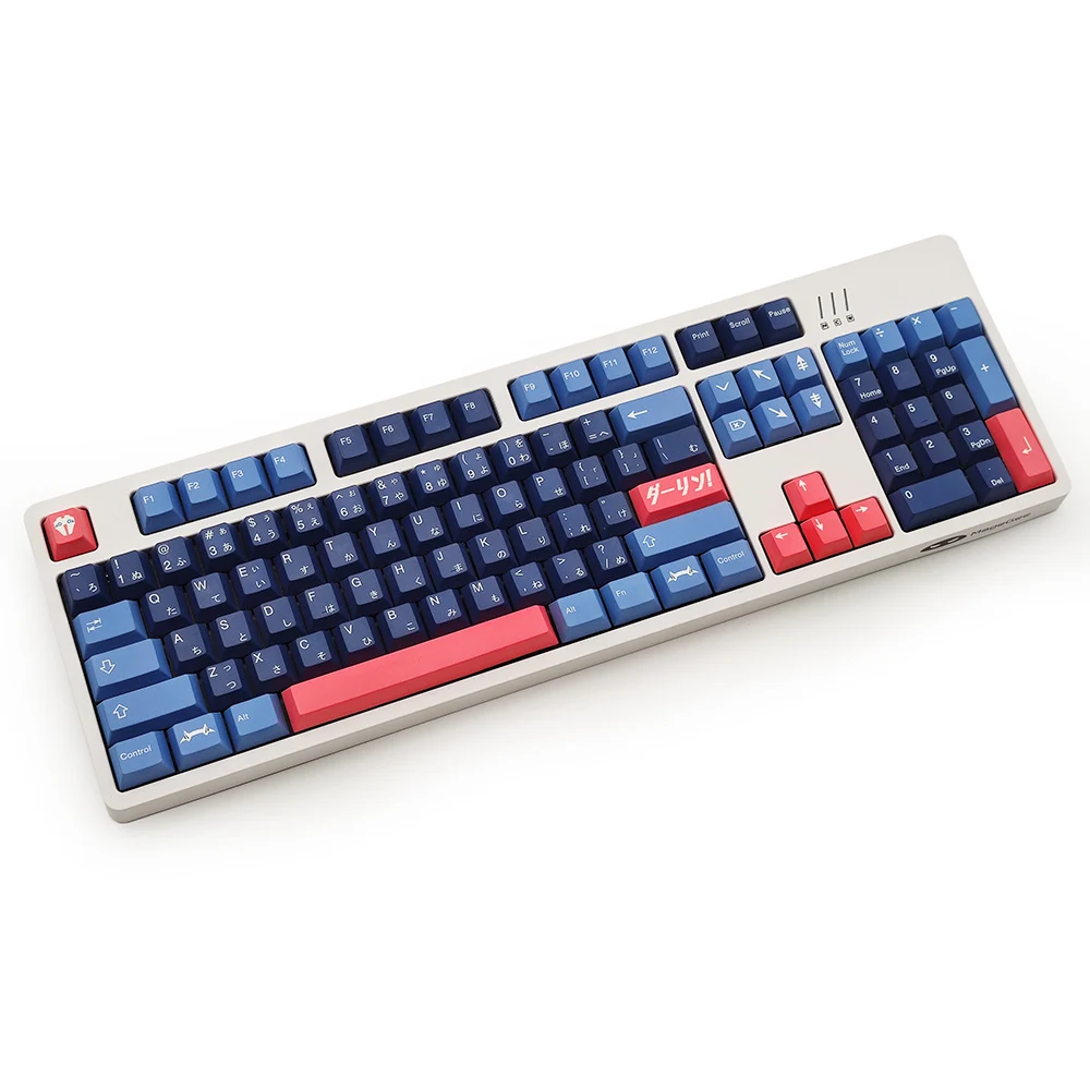 Juego grande de teclas PBT, accesorio con personalidad japonesa para teclado mecánico MX Switch, color rosa personalizado - imagen 4