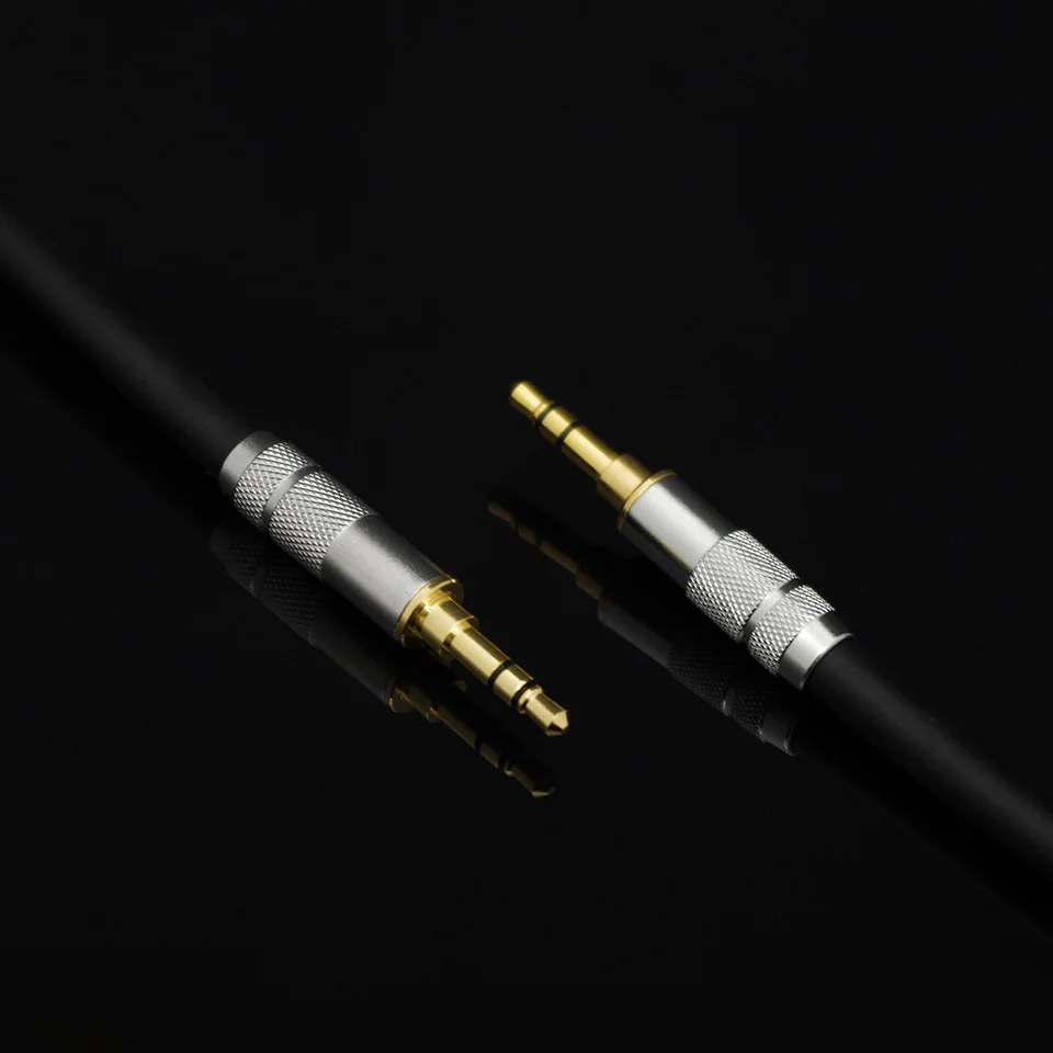 Cable de conexión de auriculares HIFI DIY de 3,5mm a 3,5mm Cable de Audio auxiliar macho a macho Cable de grabación de coche de 3,5mm con carcasa de fibra de carbono - imagen 5