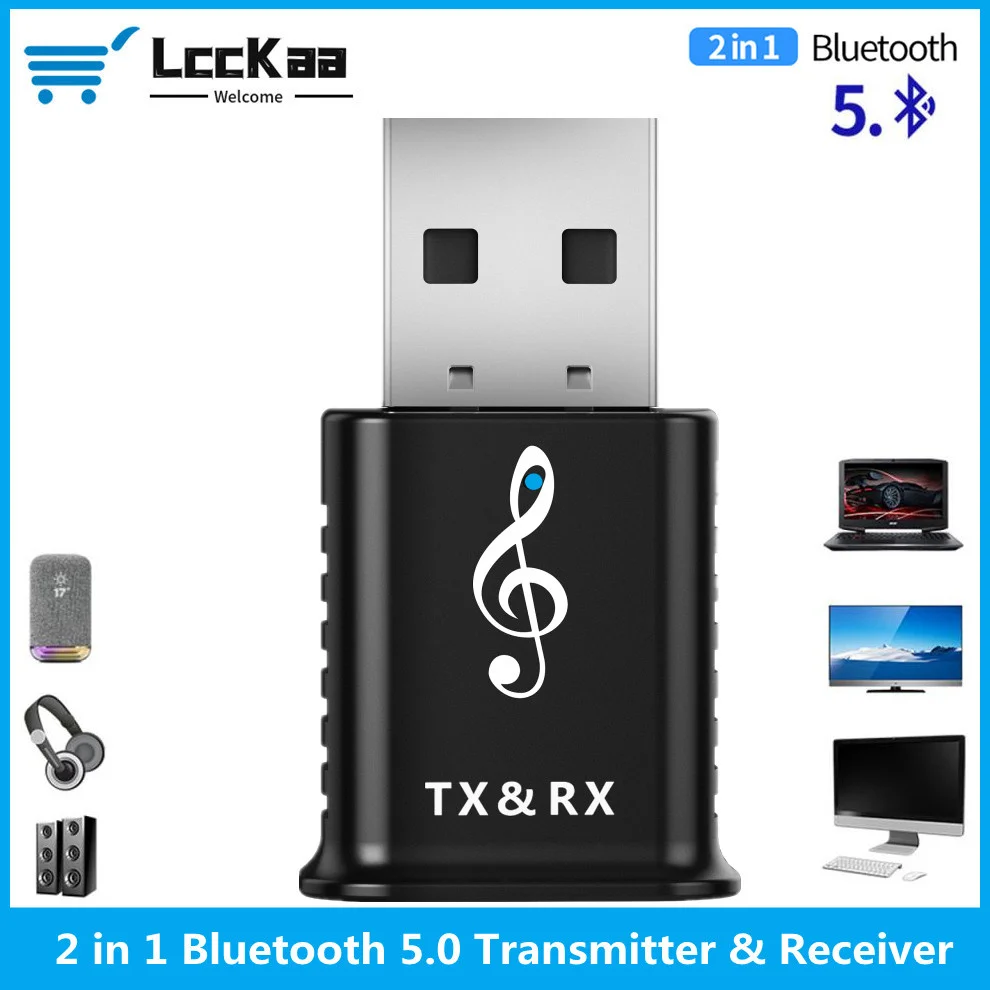 Adaptador USB Bluetooth 5.0 LccKaa - Vista principal del dongle