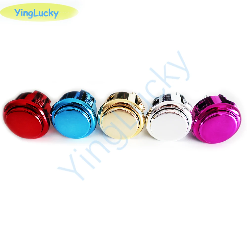 Copia de Sanwa LB-35, bola metálica, botones de estilo Sanwa, dorado, plateado, cromado, morado, azul, rojo, para ARCADE, 1 unidad - imagen 3