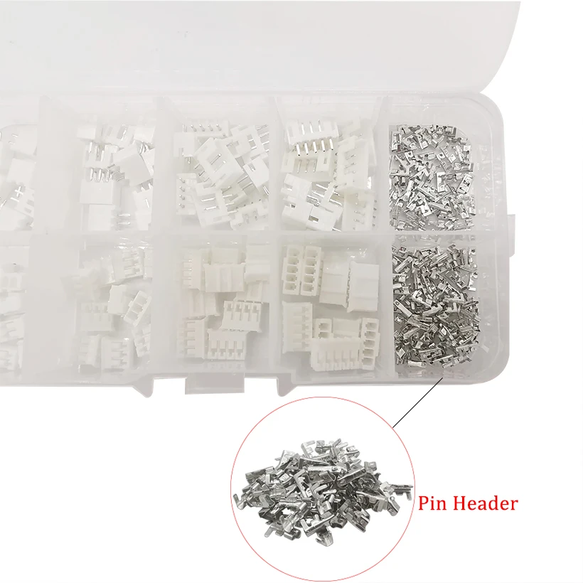 230 Uds XH2.54 PH2.0 conector de pines de carcasa Terminal de cable PH XH Kit paso 2,0/2.54mm 2P 3P 4P 5Pin JST adaptador macho hembra - imagen 4