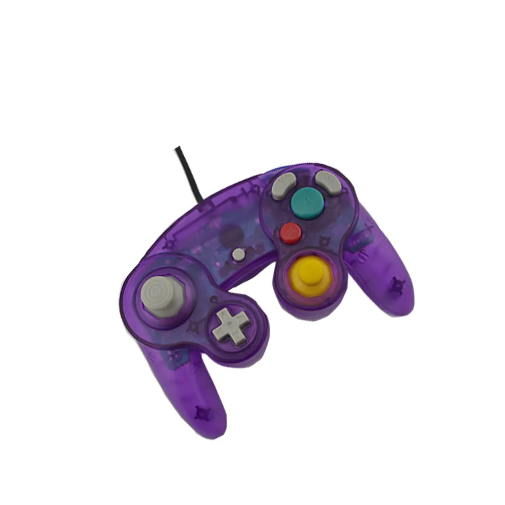 Controlador de mando con cable de color transparente Joypad con un solo punto para GameCube PC para Joystick de N-G-C - imagen 5