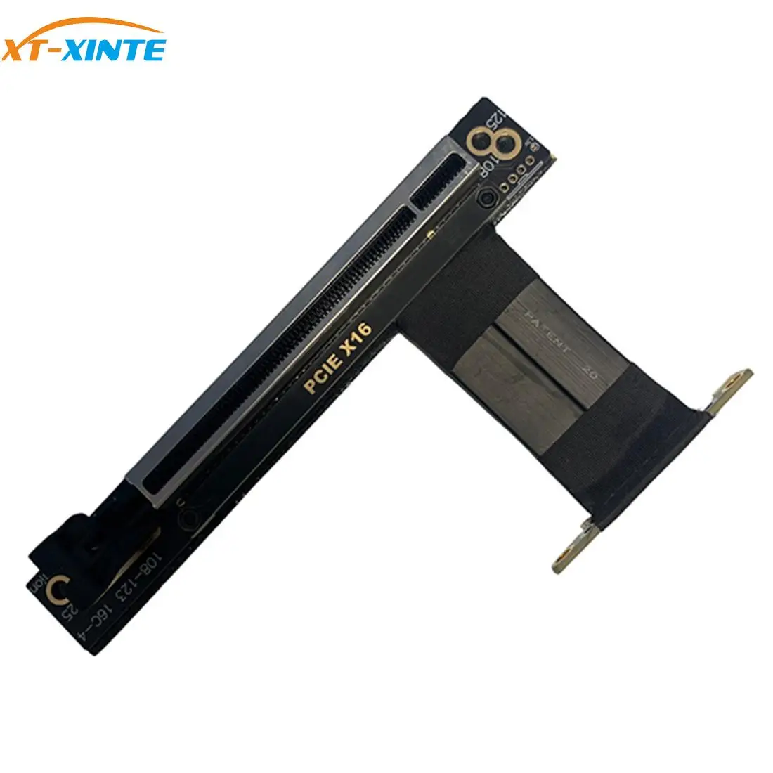 PCIe 3,0 4X 8X 16X tarjeta gráfica GPU Cable de extensión 90 grados PCI Express X16 adaptador de tarjeta elevadora extensor Pci-e Cable Flexible