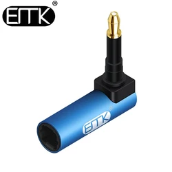 EMK Adaptador Toslink a Mini 90 Grados SPDIF para MacBook y TV Box