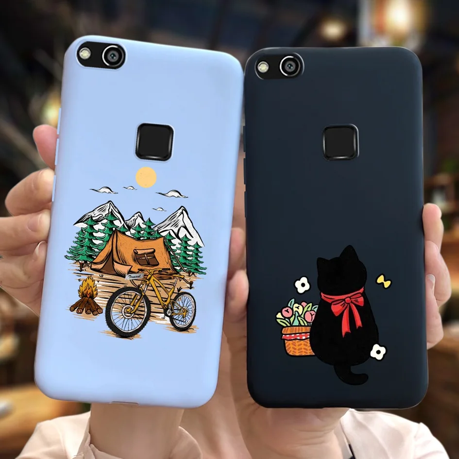 Funda de teléfono con flor de lavanda para Huawei P10 Lite, carcasa suave de TPU, mariposa de vaca bonita, P10Lite P 10 Lite, WAS-LX1 - imagen 5