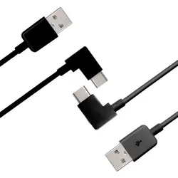 Cable USB-C Angular 90 Grados – Compatible Mac, Huawei, Xiaomi