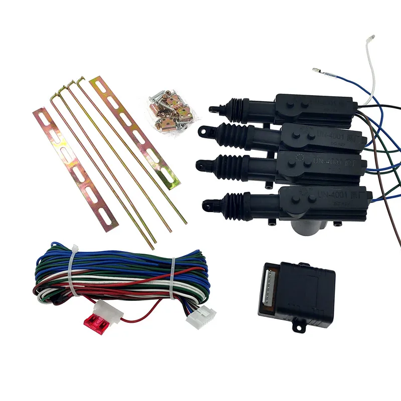 Sistema de bloqueo centralizado Universal para coche, motor de 12V cc 12V, 2 líneas, 5 líneas, motor de bloqueo de puerta + soporte de montaje - imagen 2