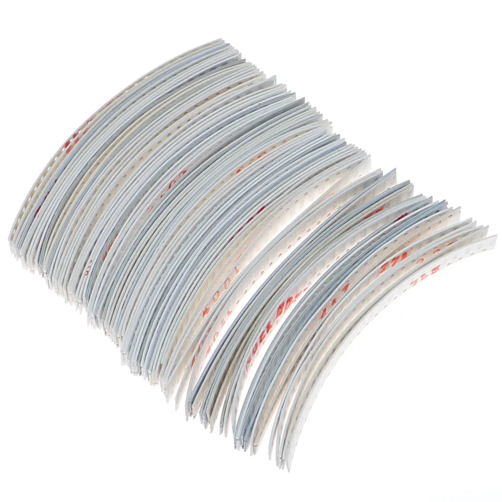 2000 Uds 80 5% de valor de 0805 SMD Resistor Kit surtido conjunto de 10 ohm,-910k ohm Chip de resistencia fija Kit de Muestra de bolsa de muestra - imagen 3